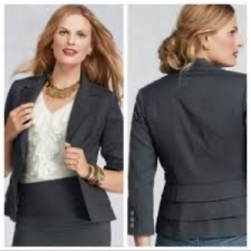 🧥CAbi Charcoal Bossy Jacket 16 - Picture 4 of 12